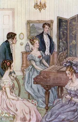 Illustration für Wives and Daughters von Mrs. Gaskell